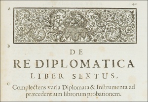 The birth of Diplomatics: from Mabillon to a new science